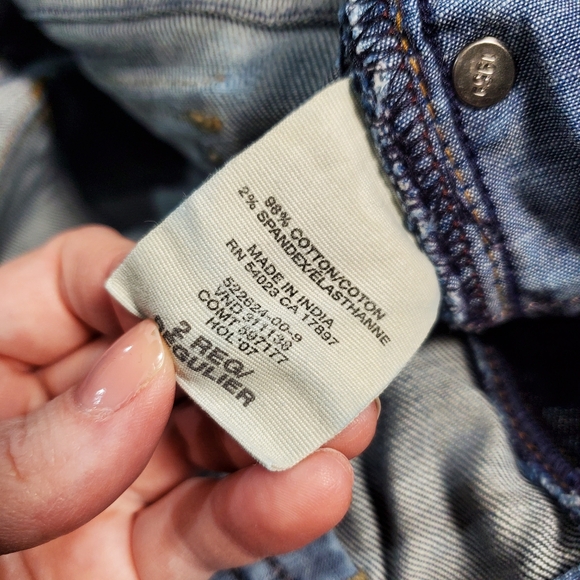 Size 2 Denim Jeans Worn Distressed - Picture 7 of 12